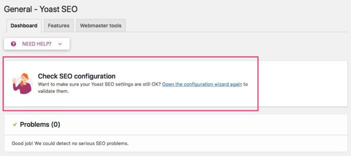 yoast seo configuration wizard