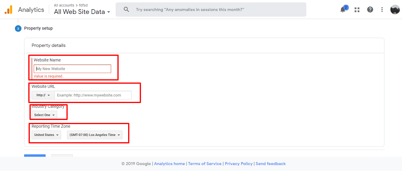 google analytics setup